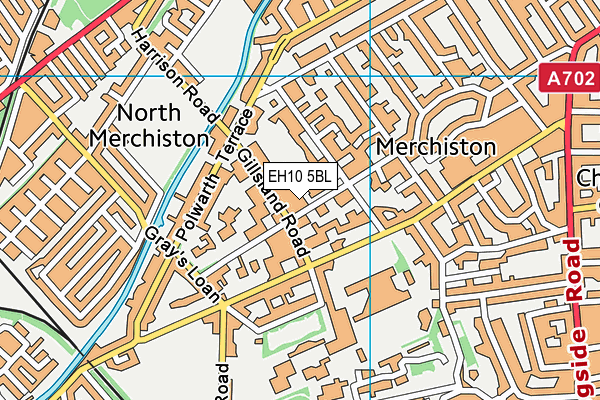 EH10 5BL map - OS VectorMap District (Ordnance Survey) EH10 5BL map - OS VectorMap District (Ordnance Survey)