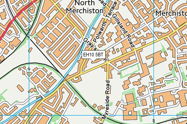 EH10 5BT map - OS VectorMap District (Ordnance Survey) EH10 5BT map - OS VectorMap District (Ordnance Survey)