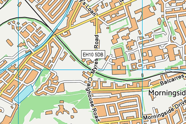 EH10 5DB map - OS VectorMap District (Ordnance Survey) EH10 5DB map - OS VectorMap District (Ordnance Survey)