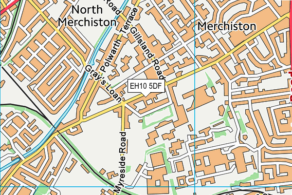 EH10 5DF map - OS VectorMap District (Ordnance Survey) EH10 5DF map - OS VectorMap District (Ordnance Survey)