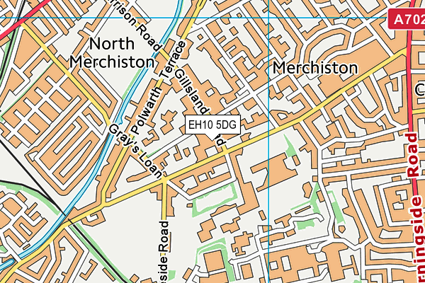 EH10 5DG map - OS VectorMap District (Ordnance Survey) EH10 5DG map - OS VectorMap District (Ordnance Survey)