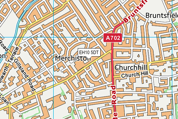 EH10 5DT map - OS VectorMap District (Ordnance Survey) EH10 5DT map - OS VectorMap District (Ordnance Survey)