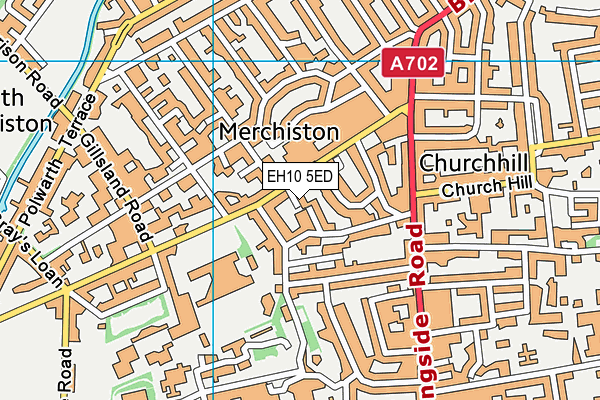 EH10 5ED map - OS VectorMap District (Ordnance Survey) EH10 5ED map - OS VectorMap District (Ordnance Survey)