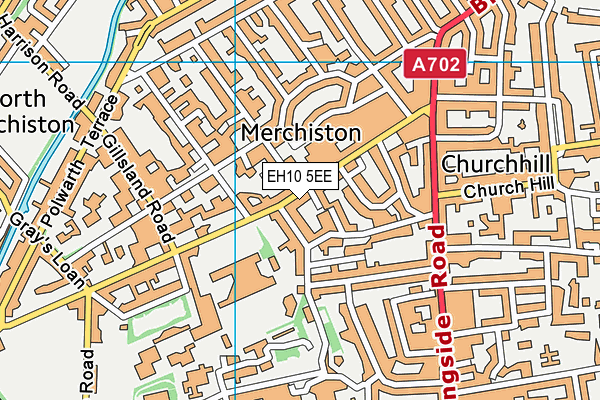 EH10 5EE map - OS VectorMap District (Ordnance Survey) EH10 5EE map - OS VectorMap District (Ordnance Survey)