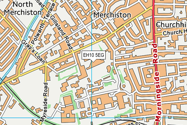 EH10 5EG map - OS VectorMap District (Ordnance Survey) EH10 5EG map - OS VectorMap District (Ordnance Survey)