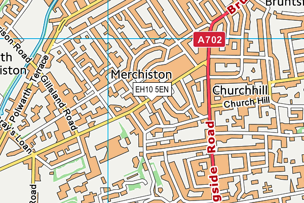 EH10 5EN map - OS VectorMap District (Ordnance Survey)