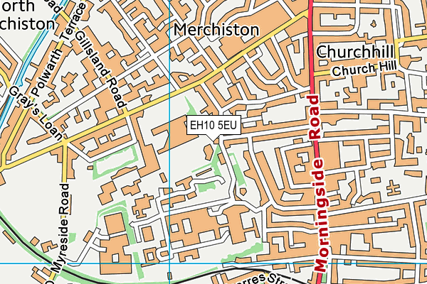 EH10 5EU map - OS VectorMap District (Ordnance Survey) EH10 5EU map - OS VectorMap District (Ordnance Survey)