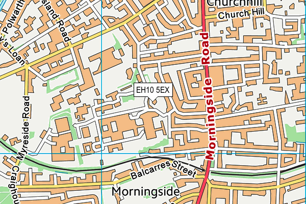 EH10 5EX map - OS VectorMap District (Ordnance Survey) EH10 5EX map - OS VectorMap District (Ordnance Survey)