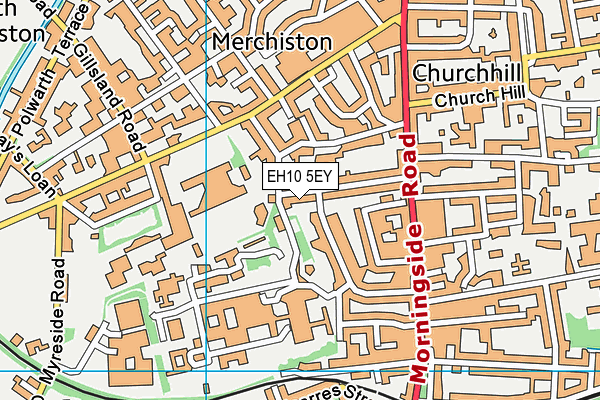EH10 5EY map - OS VectorMap District (Ordnance Survey) EH10 5EY map - OS VectorMap District (Ordnance Survey)
