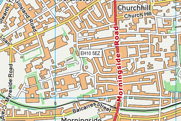 EH10 5EZ map - OS VectorMap District (Ordnance Survey) EH10 5EZ map - OS VectorMap District (Ordnance Survey)