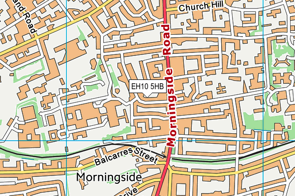 EH10 5HB map - OS VectorMap District (Ordnance Survey) EH10 5HB map - OS VectorMap District (Ordnance Survey)