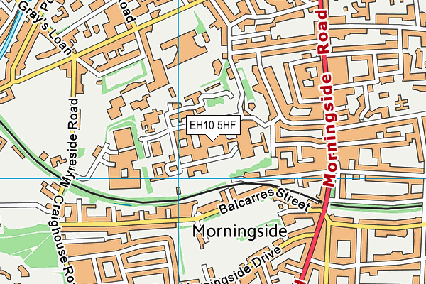 EH10 5HF map - OS VectorMap District (Ordnance Survey) EH10 5HF map - OS VectorMap District (Ordnance Survey)