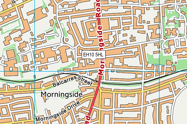 EH10 5HL map - OS VectorMap District (Ordnance Survey) EH10 5HL map - OS VectorMap District (Ordnance Survey)