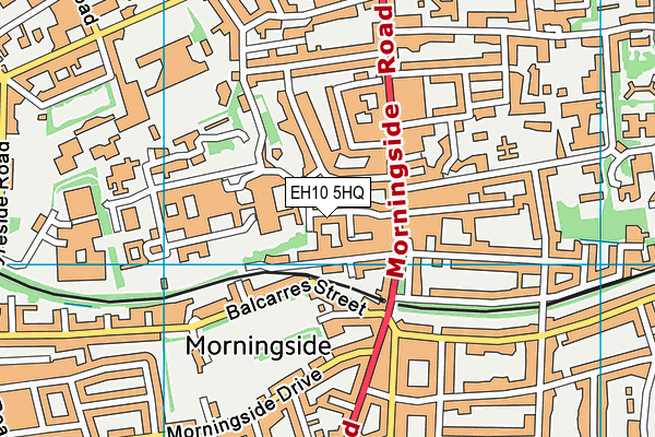 EH10 5HQ map - OS VectorMap District (Ordnance Survey) EH10 5HQ map - OS VectorMap District (Ordnance Survey)