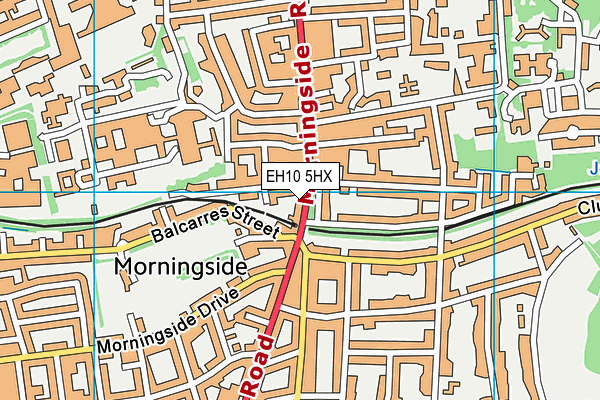 EH10 5HX map - OS VectorMap District (Ordnance Survey) EH10 5HX map - OS VectorMap District (Ordnance Survey)
