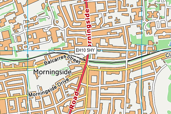 EH10 5HY map - OS VectorMap District (Ordnance Survey) EH10 5HY map - OS VectorMap District (Ordnance Survey)