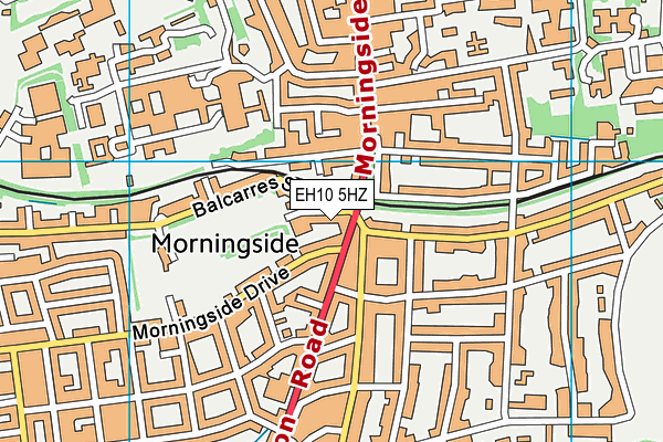 EH10 5HZ map - OS VectorMap District (Ordnance Survey) EH10 5HZ map - OS VectorMap District (Ordnance Survey)