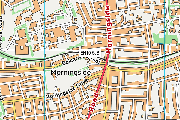 EH10 5JB map - OS VectorMap District (Ordnance Survey) EH10 5JB map - OS VectorMap District (Ordnance Survey)