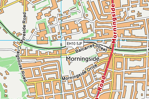 EH10 5JF map - OS VectorMap District (Ordnance Survey) EH10 5JF map - OS VectorMap District (Ordnance Survey)