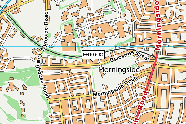 EH10 5JG map - OS VectorMap District (Ordnance Survey) EH10 5JG map - OS VectorMap District (Ordnance Survey)
