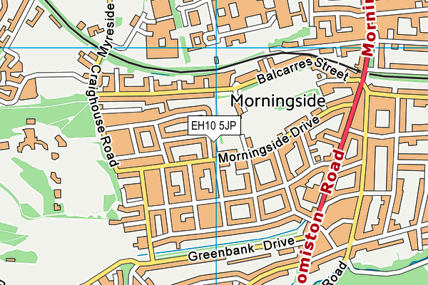 EH10 5JP map - OS VectorMap District (Ordnance Survey) EH10 5JP map - OS VectorMap District (Ordnance Survey)