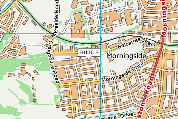 EH10 5JR map - OS VectorMap District (Ordnance Survey) EH10 5JR map - OS VectorMap District (Ordnance Survey)
