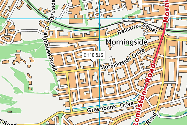 EH10 5JS map - OS VectorMap District (Ordnance Survey) EH10 5JS map - OS VectorMap District (Ordnance Survey)