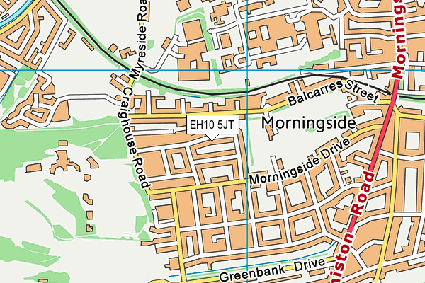 EH10 5JT map - OS VectorMap District (Ordnance Survey) EH10 5JT map - OS VectorMap District (Ordnance Survey)