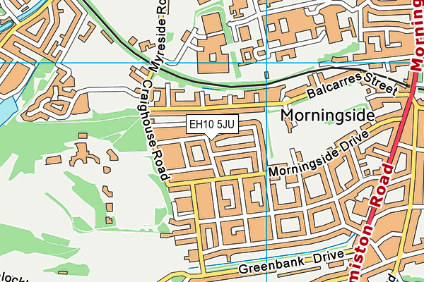 EH10 5JU map - OS VectorMap District (Ordnance Survey) EH10 5JU map - OS VectorMap District (Ordnance Survey)