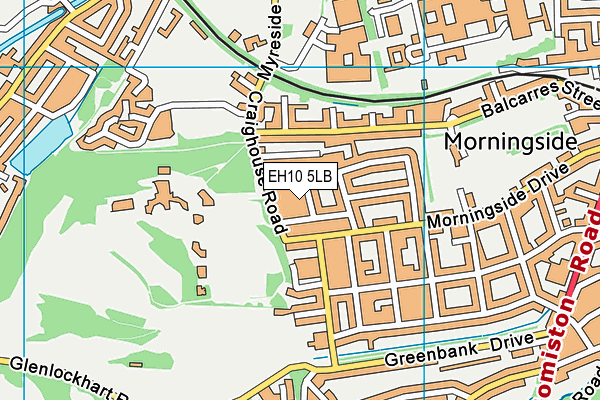 EH10 5LB map - OS VectorMap District (Ordnance Survey) EH10 5LB map - OS VectorMap District (Ordnance Survey)