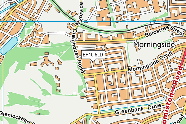 EH10 5LD map - OS VectorMap District (Ordnance Survey) EH10 5LD map - OS VectorMap District (Ordnance Survey)