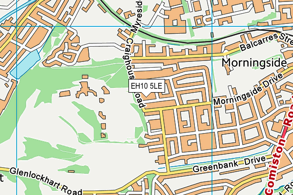 EH10 5LE map - OS VectorMap District (Ordnance Survey) EH10 5LE map - OS VectorMap District (Ordnance Survey)