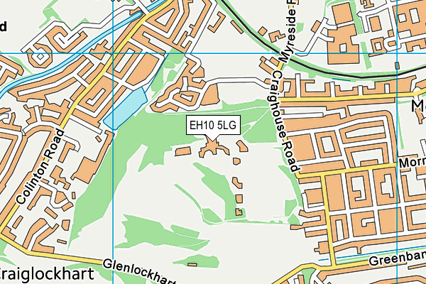 EH10 5LG map - OS VectorMap District (Ordnance Survey) EH10 5LG map - OS VectorMap District (Ordnance Survey)