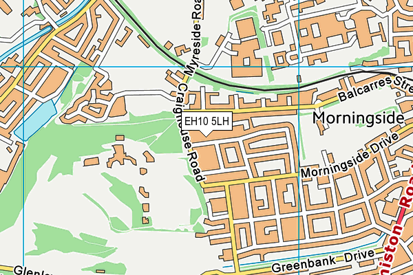 EH10 5LH map - OS VectorMap District (Ordnance Survey) EH10 5LH map - OS VectorMap District (Ordnance Survey)