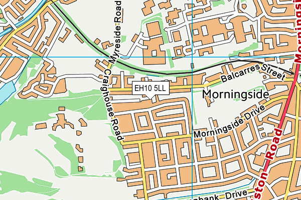 EH10 5LL map - OS VectorMap District (Ordnance Survey) EH10 5LL map - OS VectorMap District (Ordnance Survey)