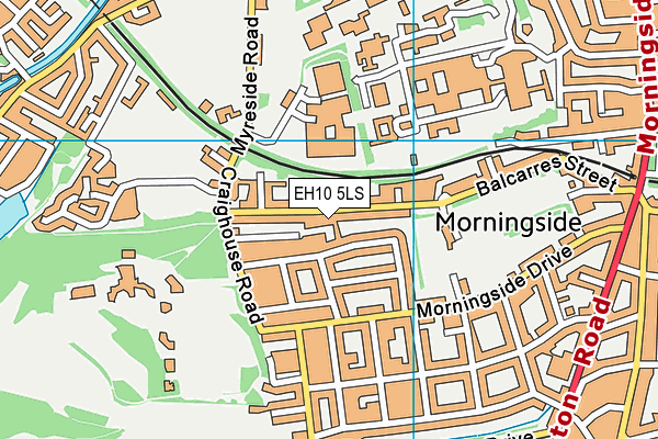 EH10 5LS map - OS VectorMap District (Ordnance Survey) EH10 5LS map - OS VectorMap District (Ordnance Survey)
