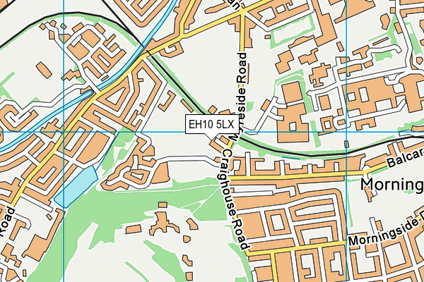 EH10 5LX map - OS VectorMap District (Ordnance Survey) EH10 5LX map - OS VectorMap District (Ordnance Survey)