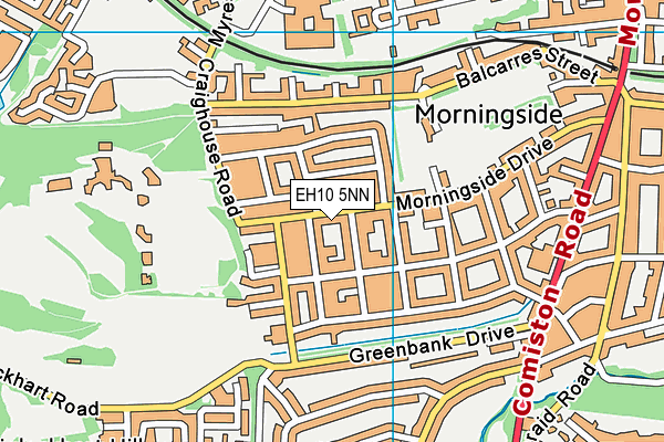 EH10 5NN map - OS VectorMap District (Ordnance Survey) EH10 5NN map - OS VectorMap District (Ordnance Survey)