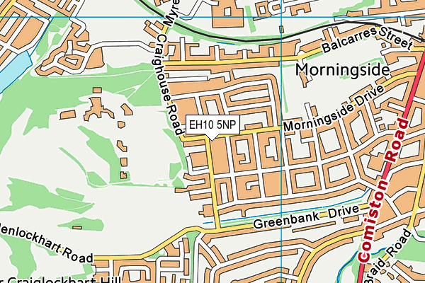 EH10 5NP map - OS VectorMap District (Ordnance Survey) EH10 5NP map - OS VectorMap District (Ordnance Survey)