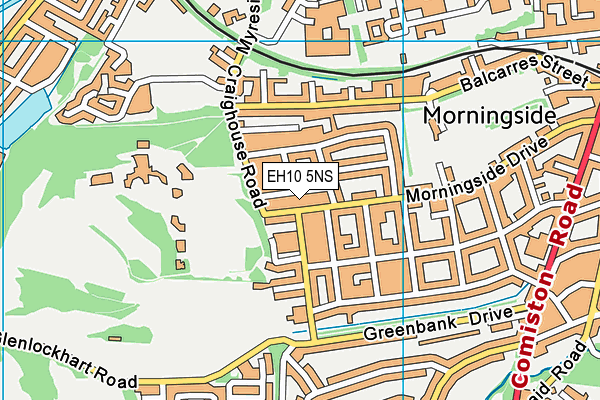 EH10 5NS map - OS VectorMap District (Ordnance Survey) EH10 5NS map - OS VectorMap District (Ordnance Survey)