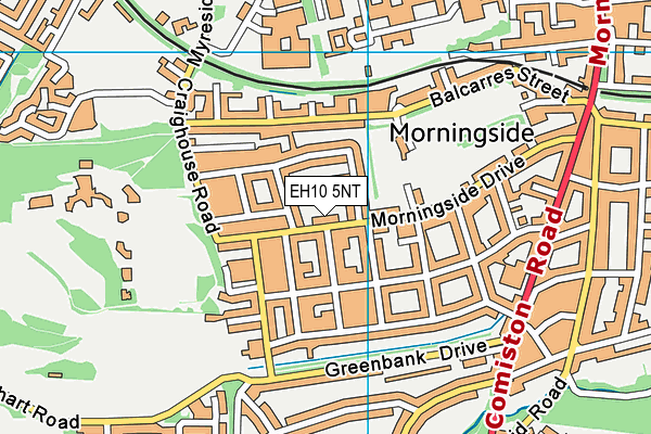 EH10 5NT map - OS VectorMap District (Ordnance Survey) EH10 5NT map - OS VectorMap District (Ordnance Survey)