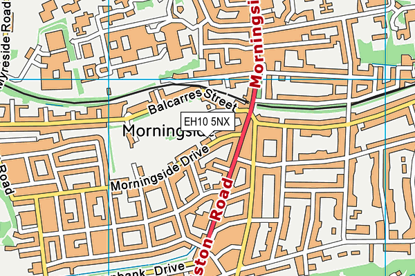EH10 5NX map - OS VectorMap District (Ordnance Survey) EH10 5NX map - OS VectorMap District (Ordnance Survey)