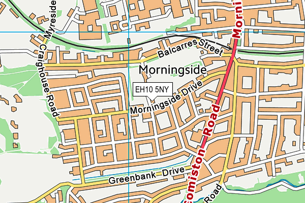EH10 5NY map - OS VectorMap District (Ordnance Survey) EH10 5NY map - OS VectorMap District (Ordnance Survey)
