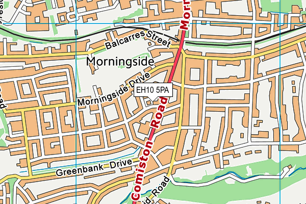 EH10 5PA map - OS VectorMap District (Ordnance Survey) EH10 5PA map - OS VectorMap District (Ordnance Survey)