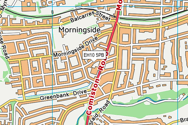 EH10 5PB map - OS VectorMap District (Ordnance Survey) EH10 5PB map - OS VectorMap District (Ordnance Survey)