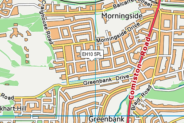 EH10 5PL map - OS VectorMap District (Ordnance Survey) EH10 5PL map - OS VectorMap District (Ordnance Survey)