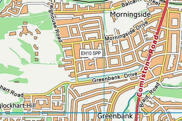 EH10 5PP map - OS VectorMap District (Ordnance Survey) EH10 5PP map - OS VectorMap District (Ordnance Survey)