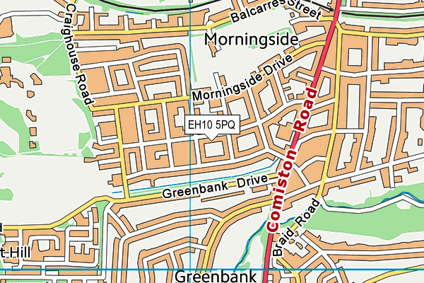 EH10 5PQ map - OS VectorMap District (Ordnance Survey) EH10 5PQ map - OS VectorMap District (Ordnance Survey)