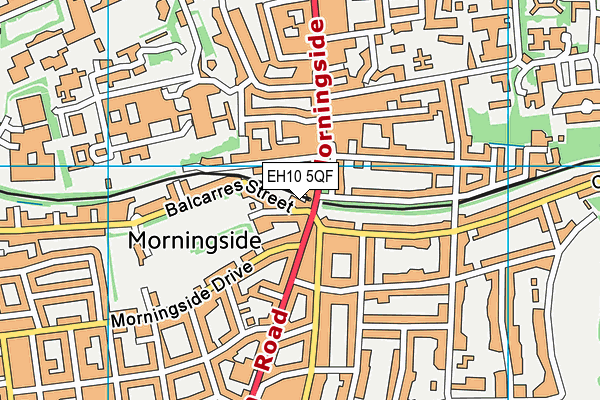 EH10 5QF map - OS VectorMap District (Ordnance Survey) EH10 5QF map - OS VectorMap District (Ordnance Survey)