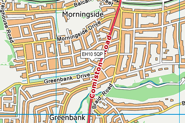 EH10 5QP map - OS VectorMap District (Ordnance Survey) EH10 5QP map - OS VectorMap District (Ordnance Survey)